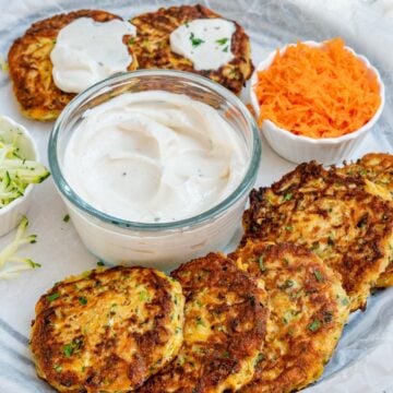 easy zucchini fritters