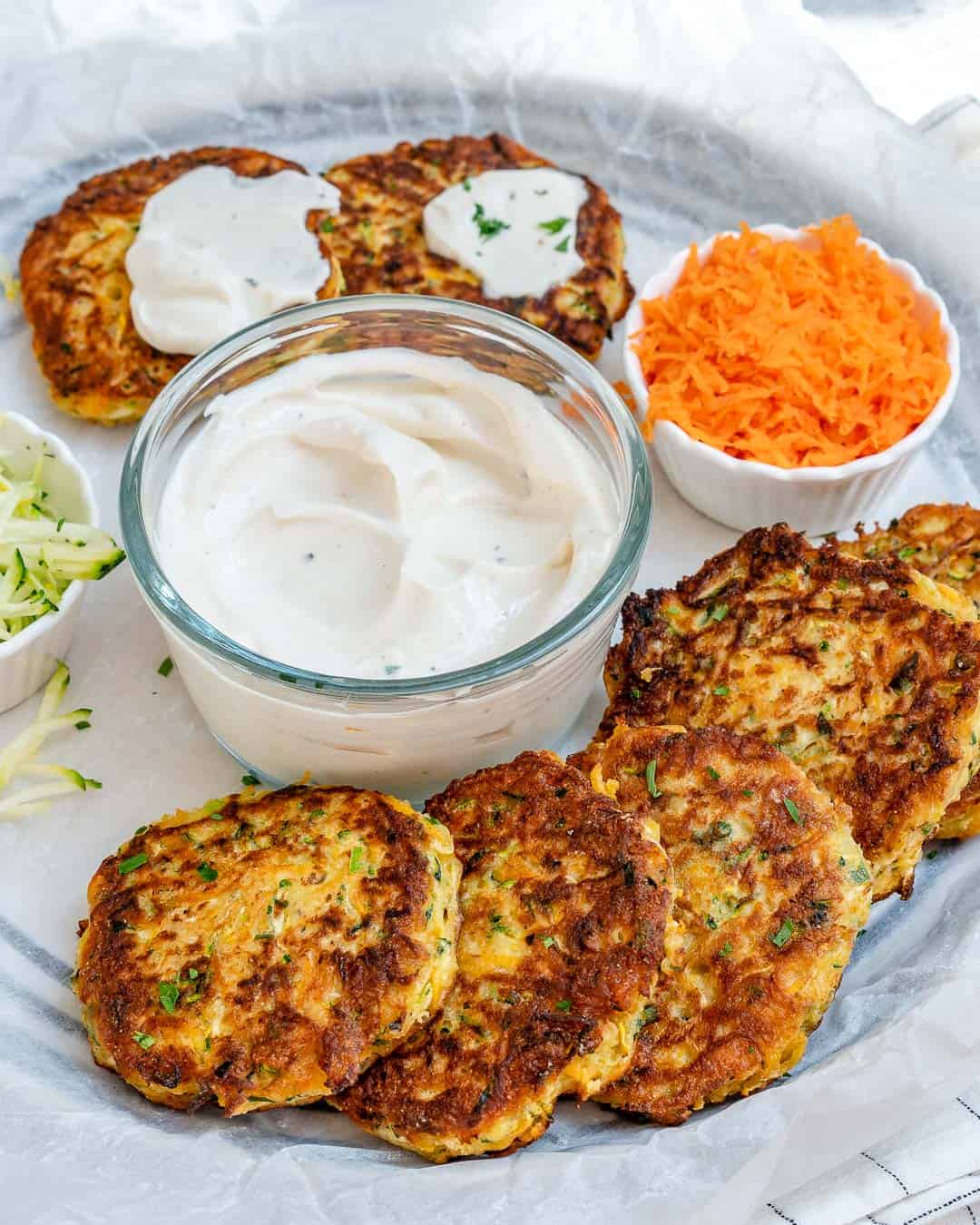 easy zucchini fritters