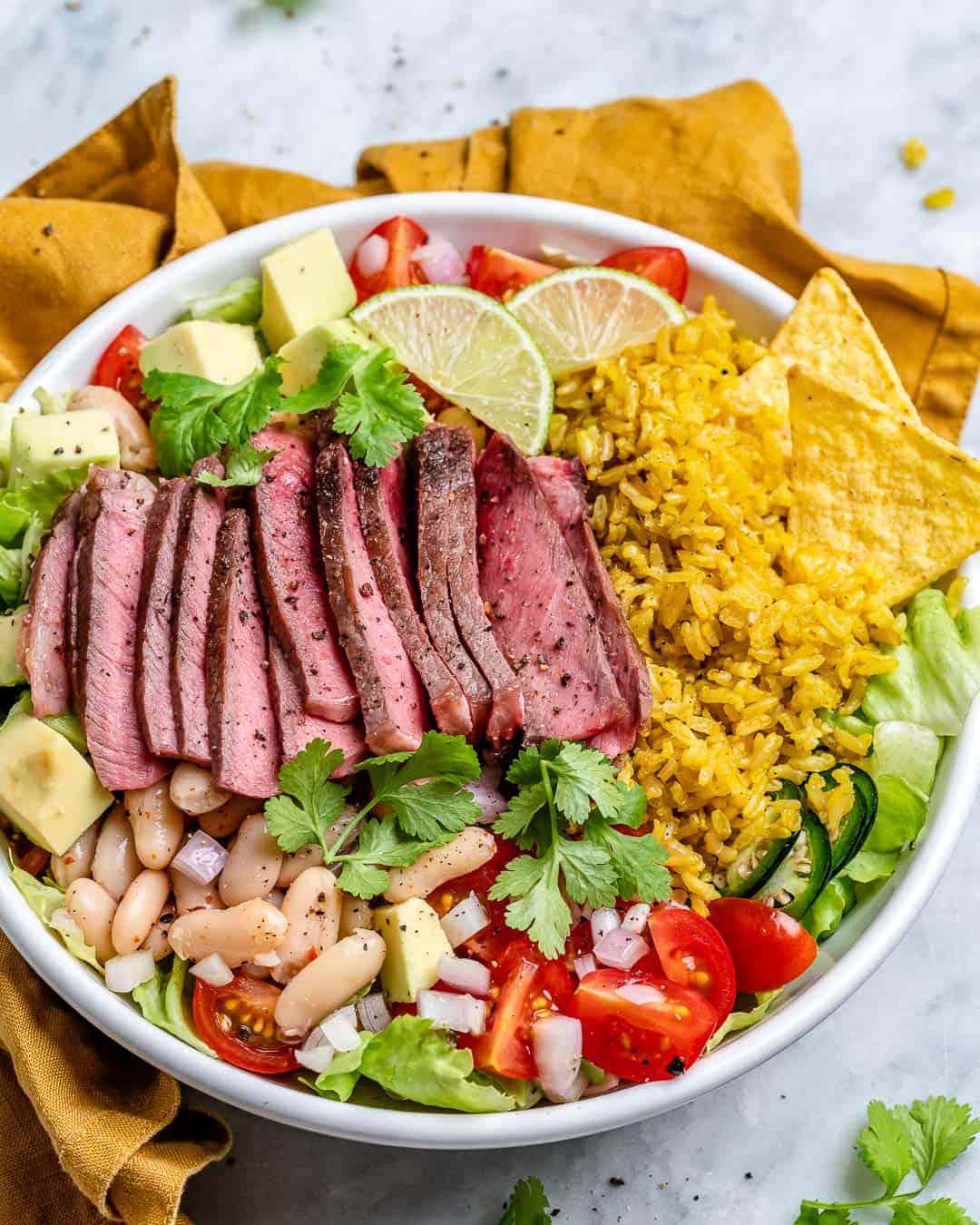 carne asada steak bowl recipe