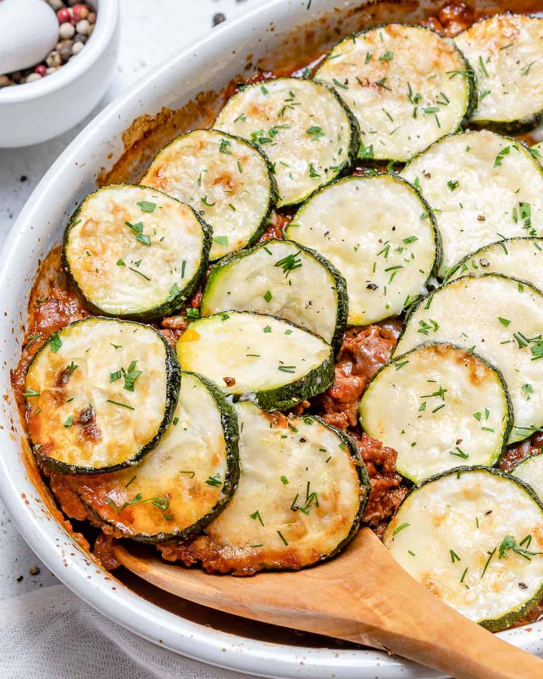 Easy Greek Zucchini Moussaka Recipe | Healthy Fitness Meals