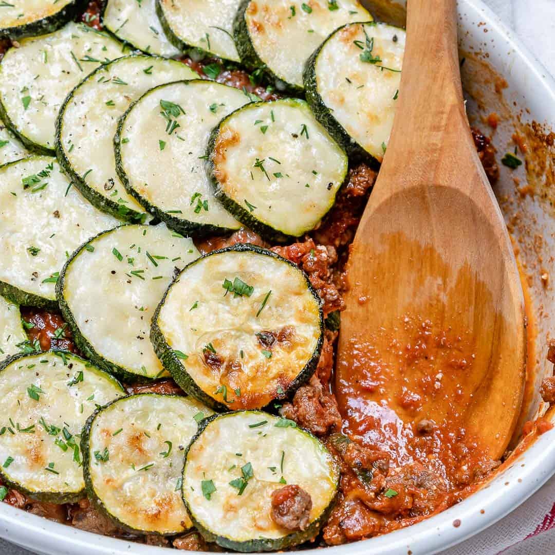 Easy Greek Zucchini Moussaka Recipe Healthy Fitness Meals