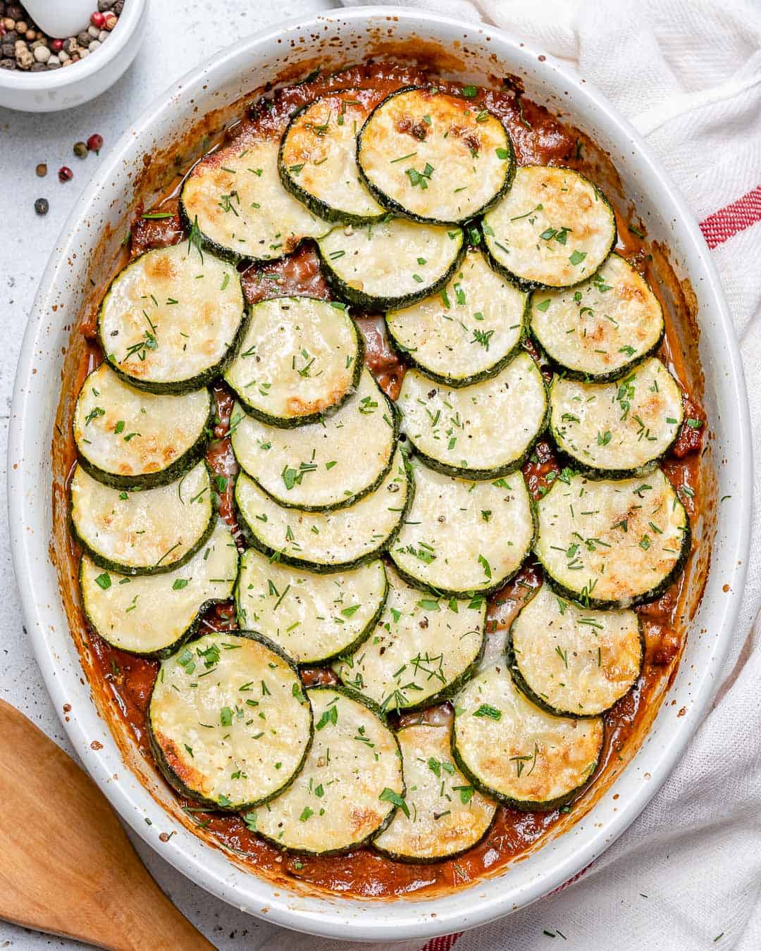 Easy Greek Zucchini Moussaka Recipe | Healthy Fitness Meals