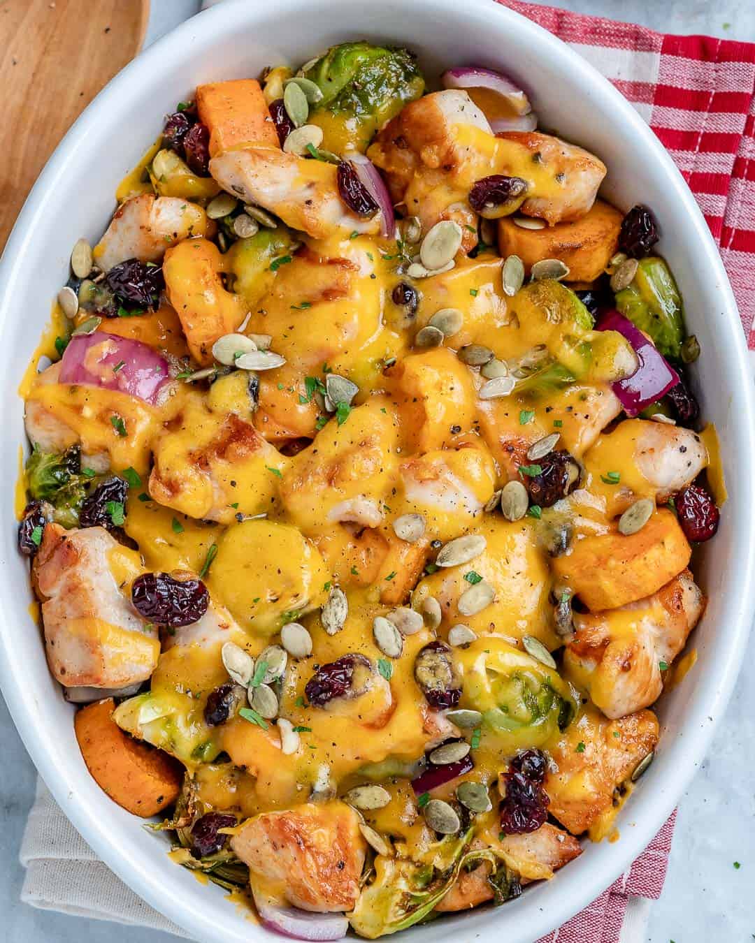 Easy Harvest Chicken Casserole Recipe | Healthy Fitness Meals