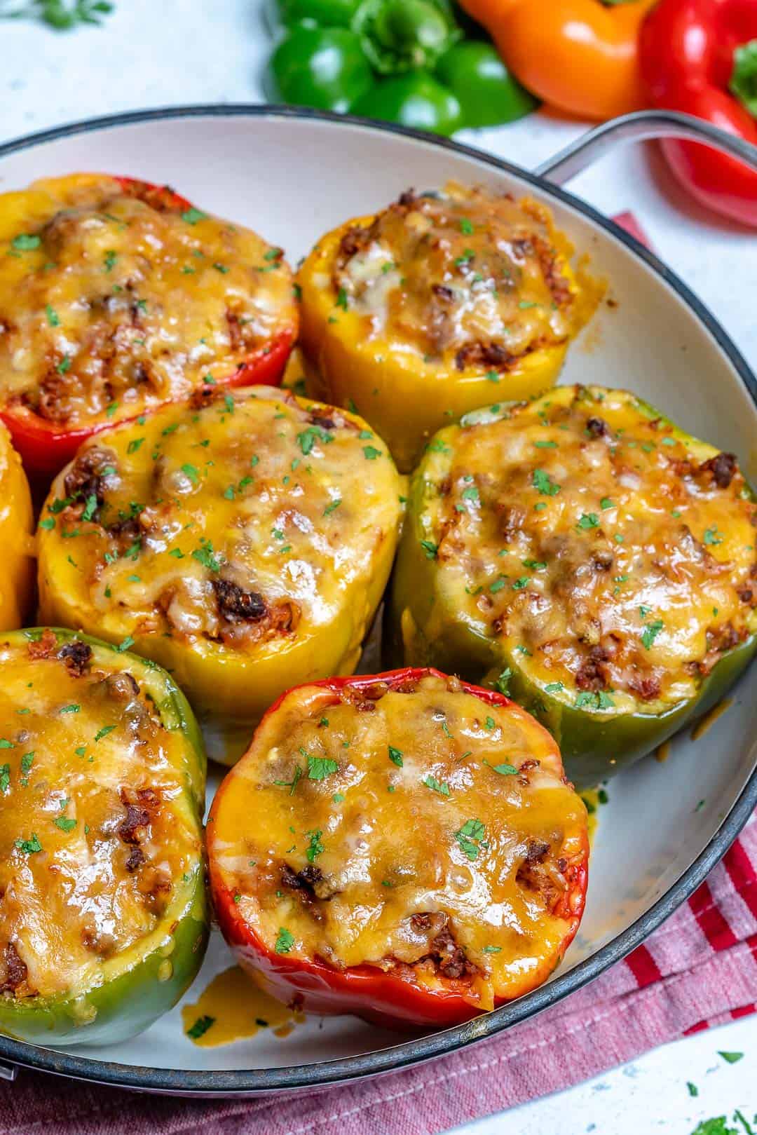 Easy Stuffed Peppers Recipe | Healthy Fitness Meals