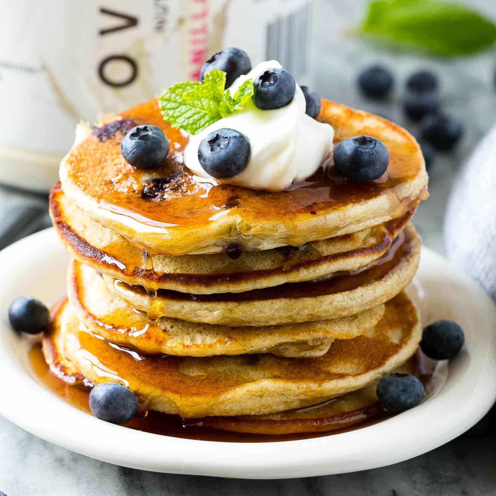 Blueberry protein deals pancakes