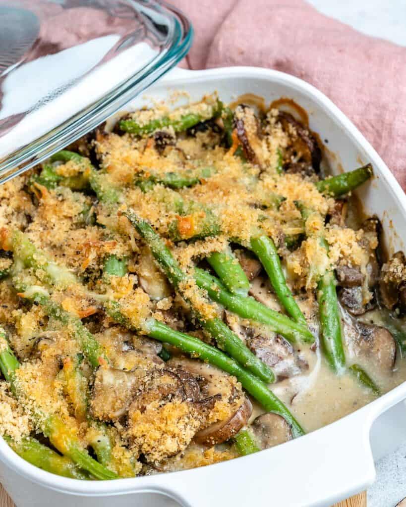 low fat green bean casserole recipe