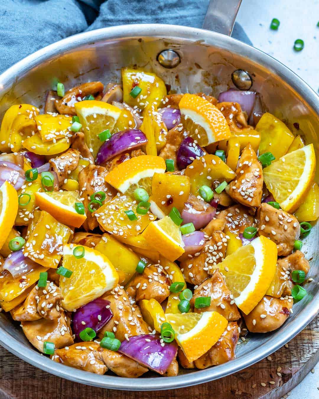 healthy and easy orange chicken stir fry recipe