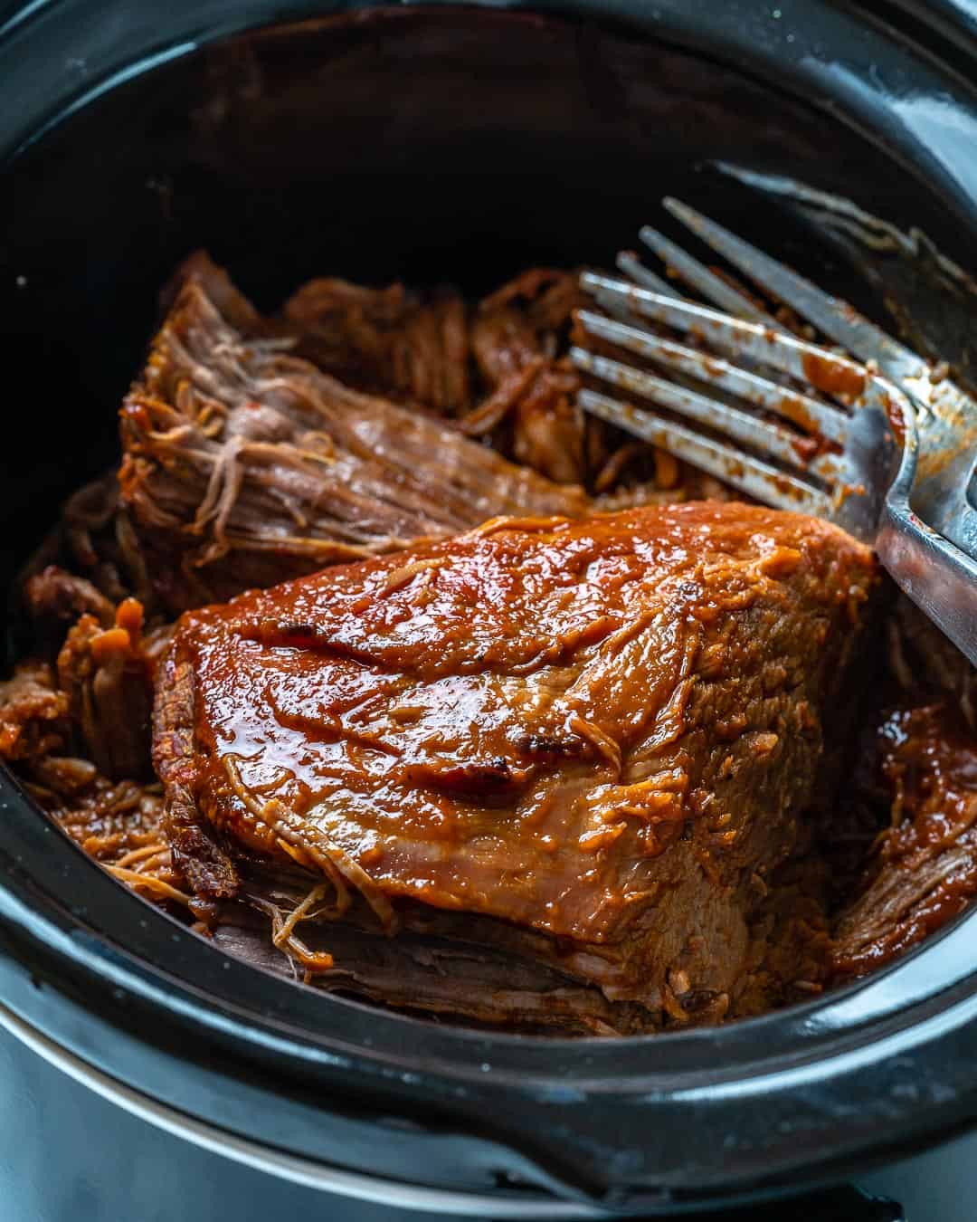slow cooker beef brisket recipe with cranberry sauce