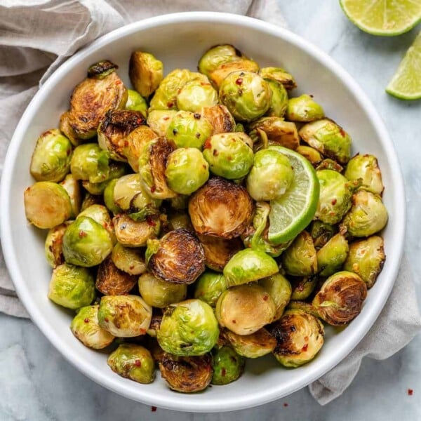 baked garlic brussel sprouts