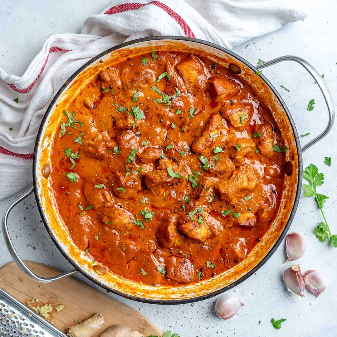 Easy Butter Chicken Recipe | Healthy Fitness Meals