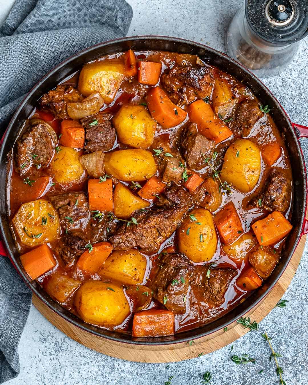 Easy Slow Cooker Beef Stew - Healthy Fitness Meals