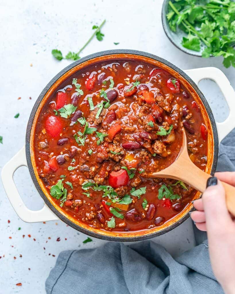 Classic Homemade Beef Chili - Healthy Fitness Meals