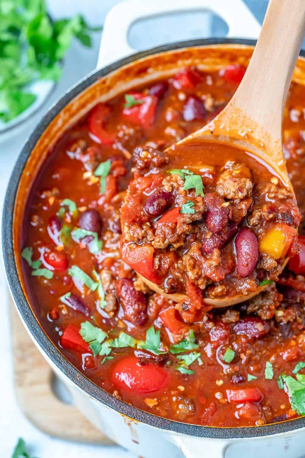 Easy Homemade Chili Lean Ground Beef and Chuck Roast - Whitaker Alicibuse
