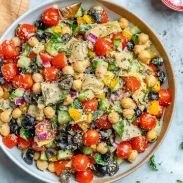 easy and healthy chickpea salad