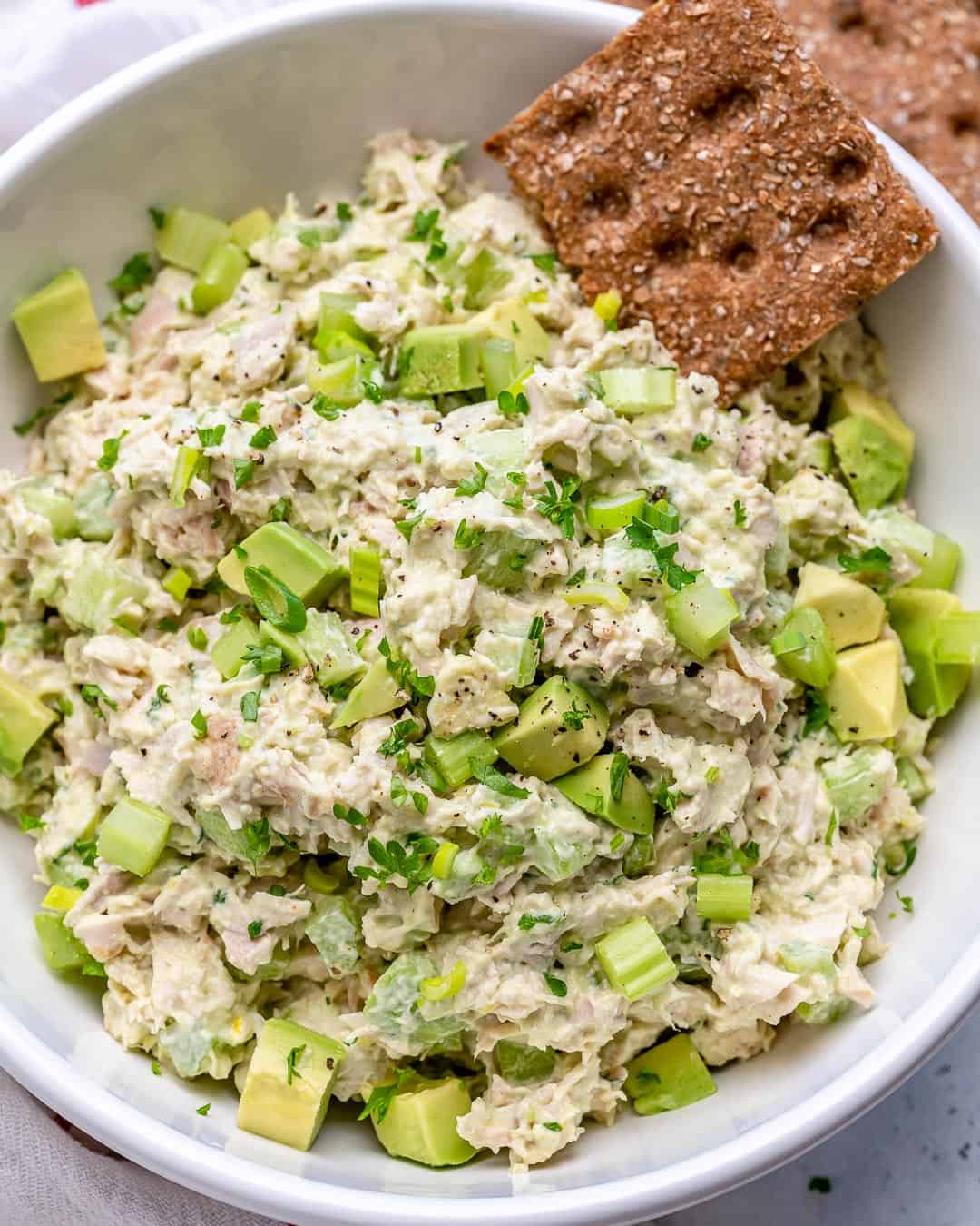 easy chicken avocado salad