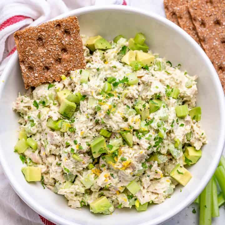 Easy Chicken Avocado Corn Salad - Healthy Fitness Meals