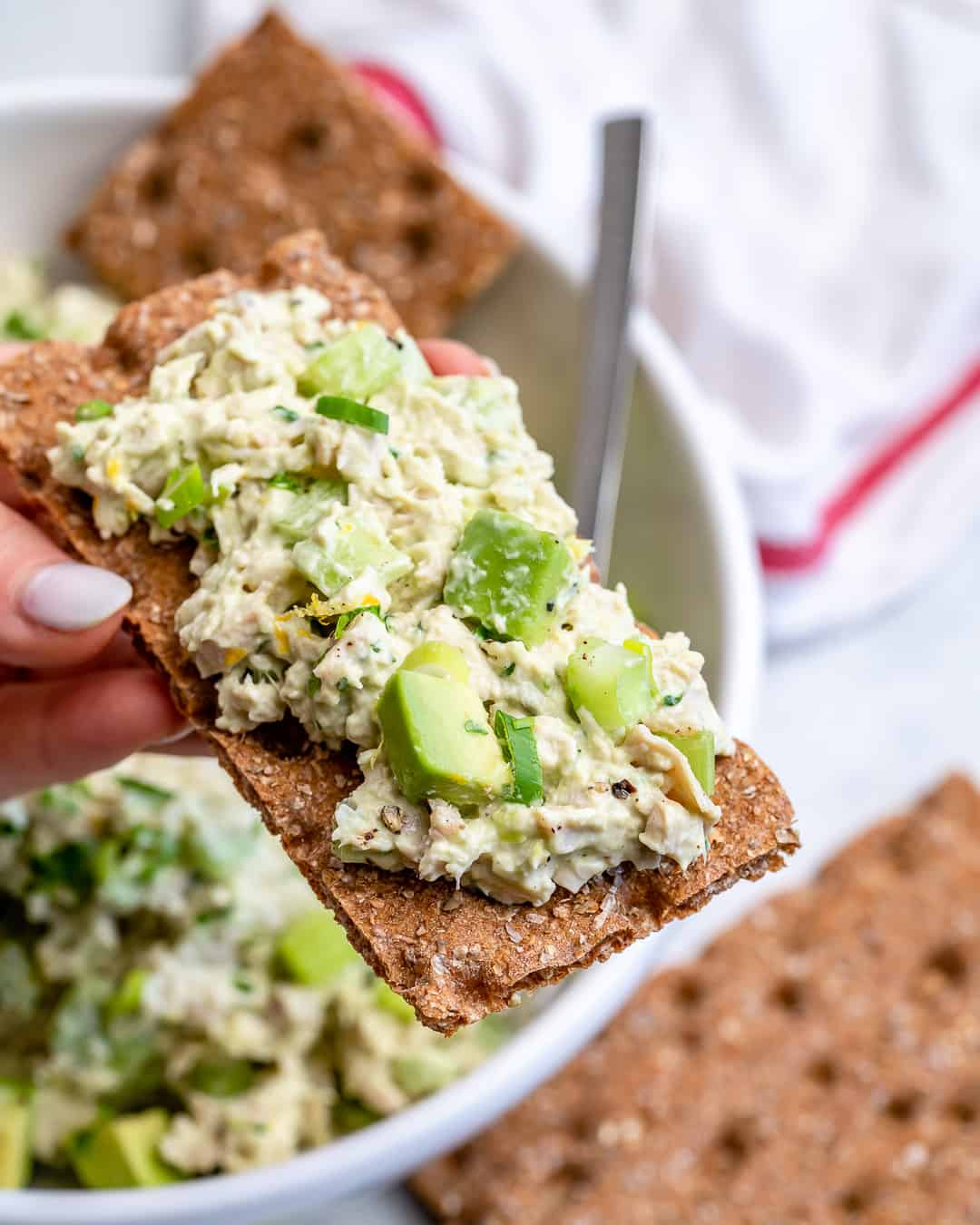 easy chicken avocado salad