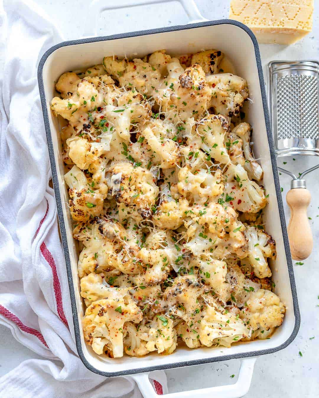 The BEST Cheesy Cauliflower Bake  Healthy Fitness Meals