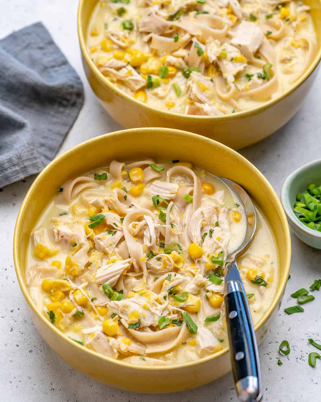 creamy and easy chicken noodle soup recipe