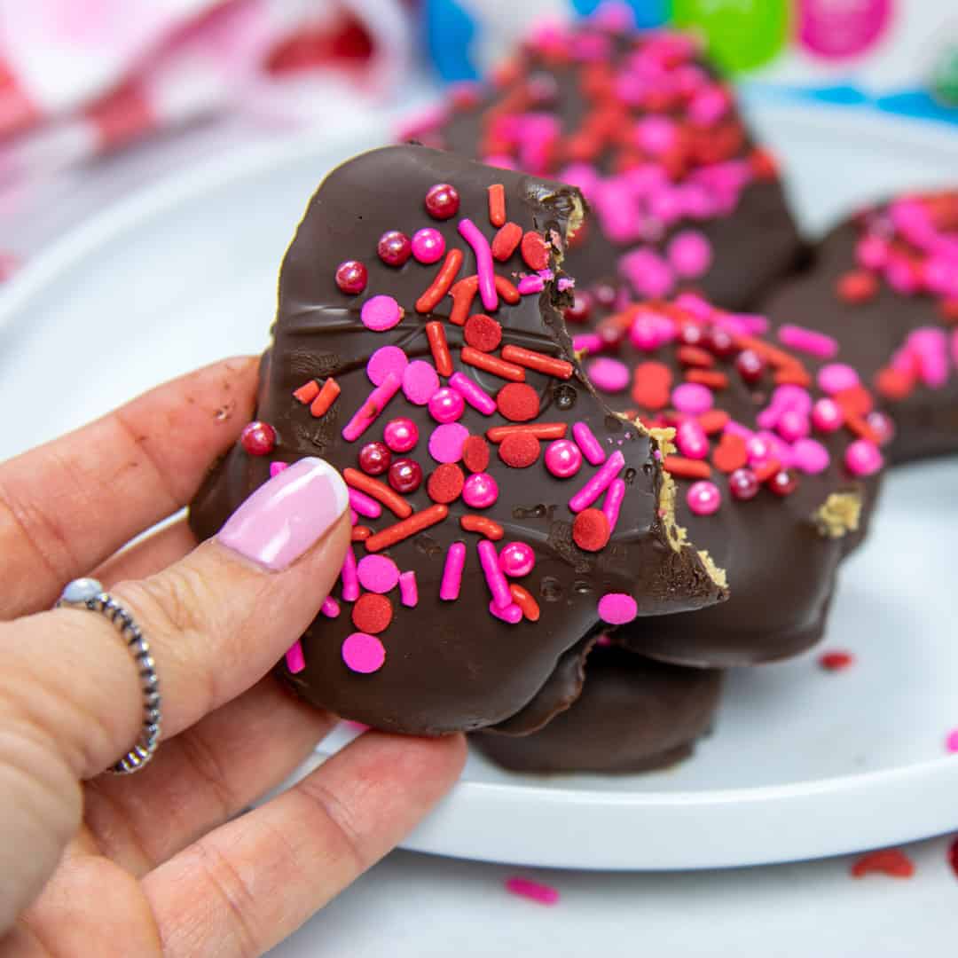 peanut butter protein hearts