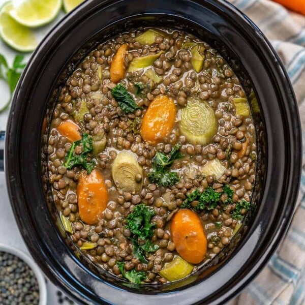 vegan whole lentil soup recipe