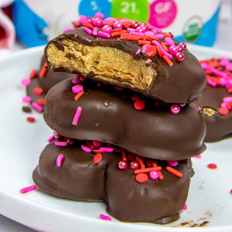 peanut butter protein hearts