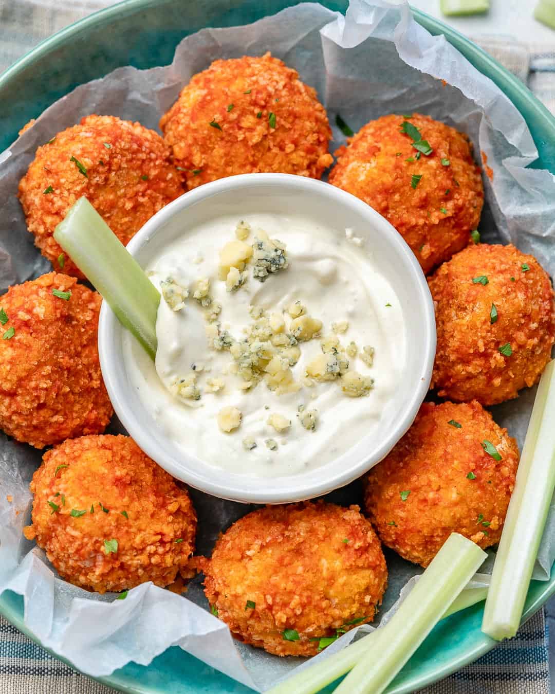 Buffalo Chicken Meatballs Healthy Fitness Meals