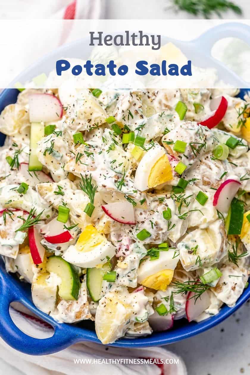Healthy Potato Salad {NO MAYO} Healthy Fitness Meals