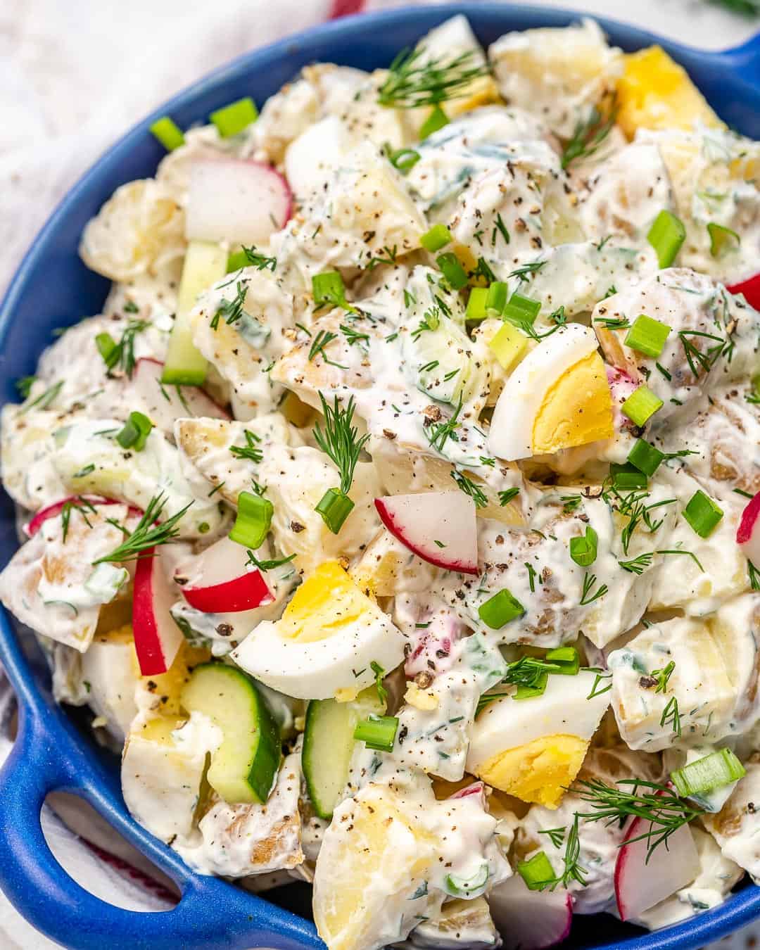 creamy and simple potato salad dressing