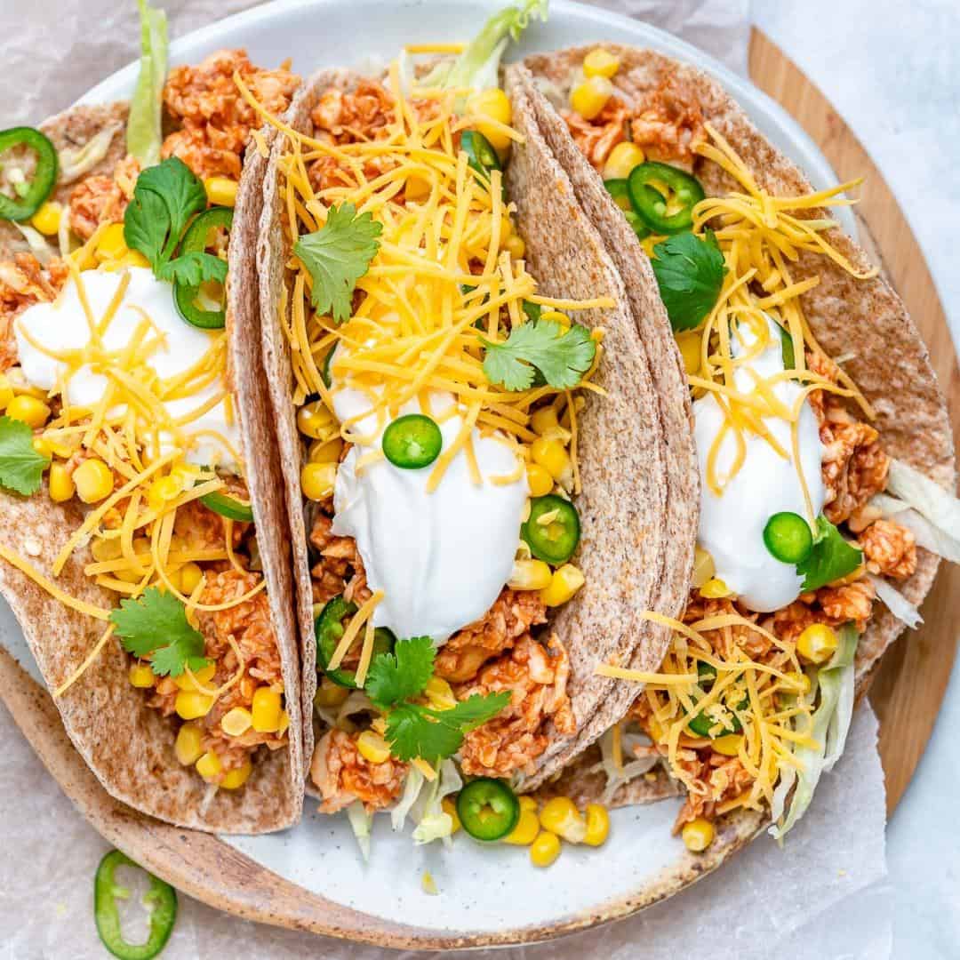 The Best Buffalo Chicken Tacos Healthy Fitness Meals