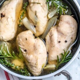 How to poach chicken