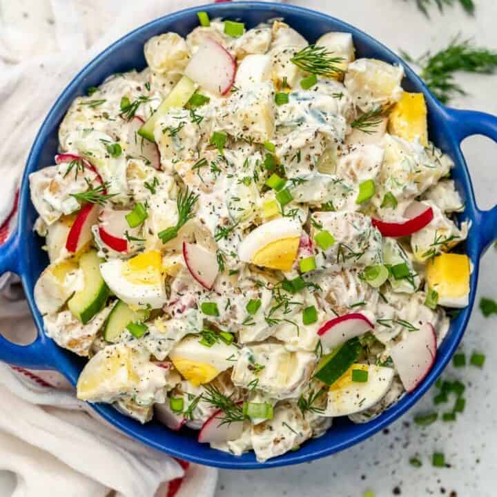 Healthy Potato Salad NO MAYO Healthy Fitness Meals