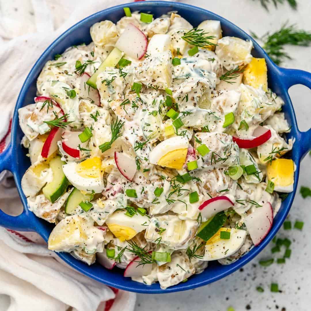 easy potato and egg salad recipe