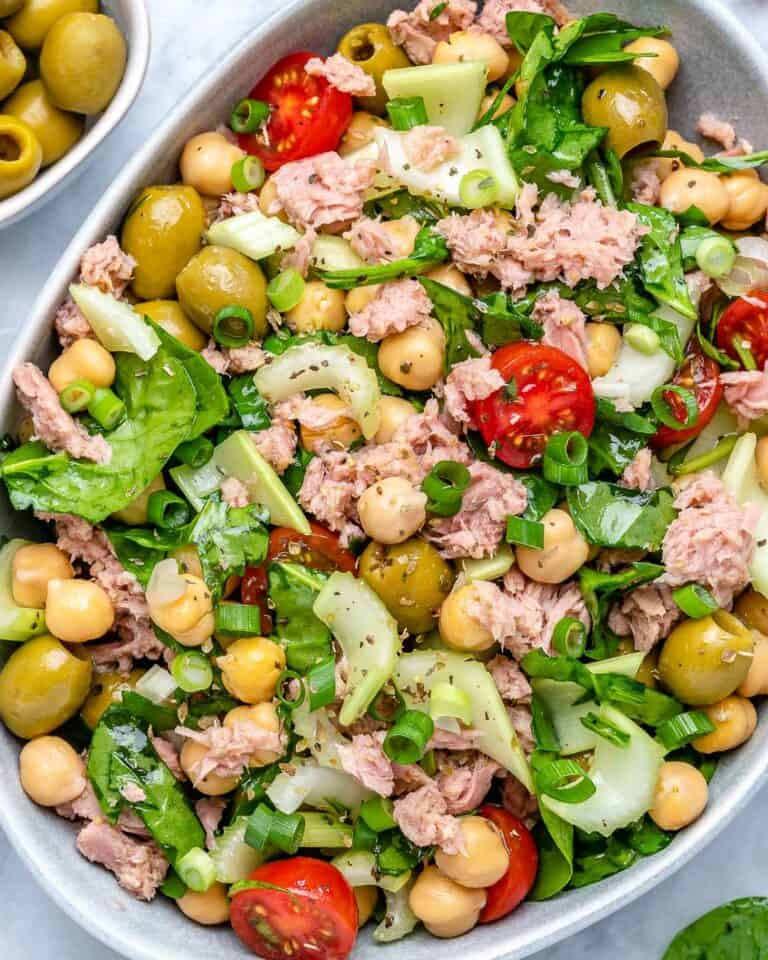 Delicious Chickpea Tuna Salad Recipe | Healthy Fitness Meals