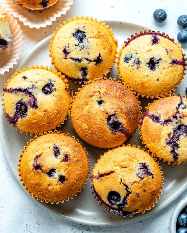 GlutenFree Lemon Blueberry Muffins Healthy Fitness Meals