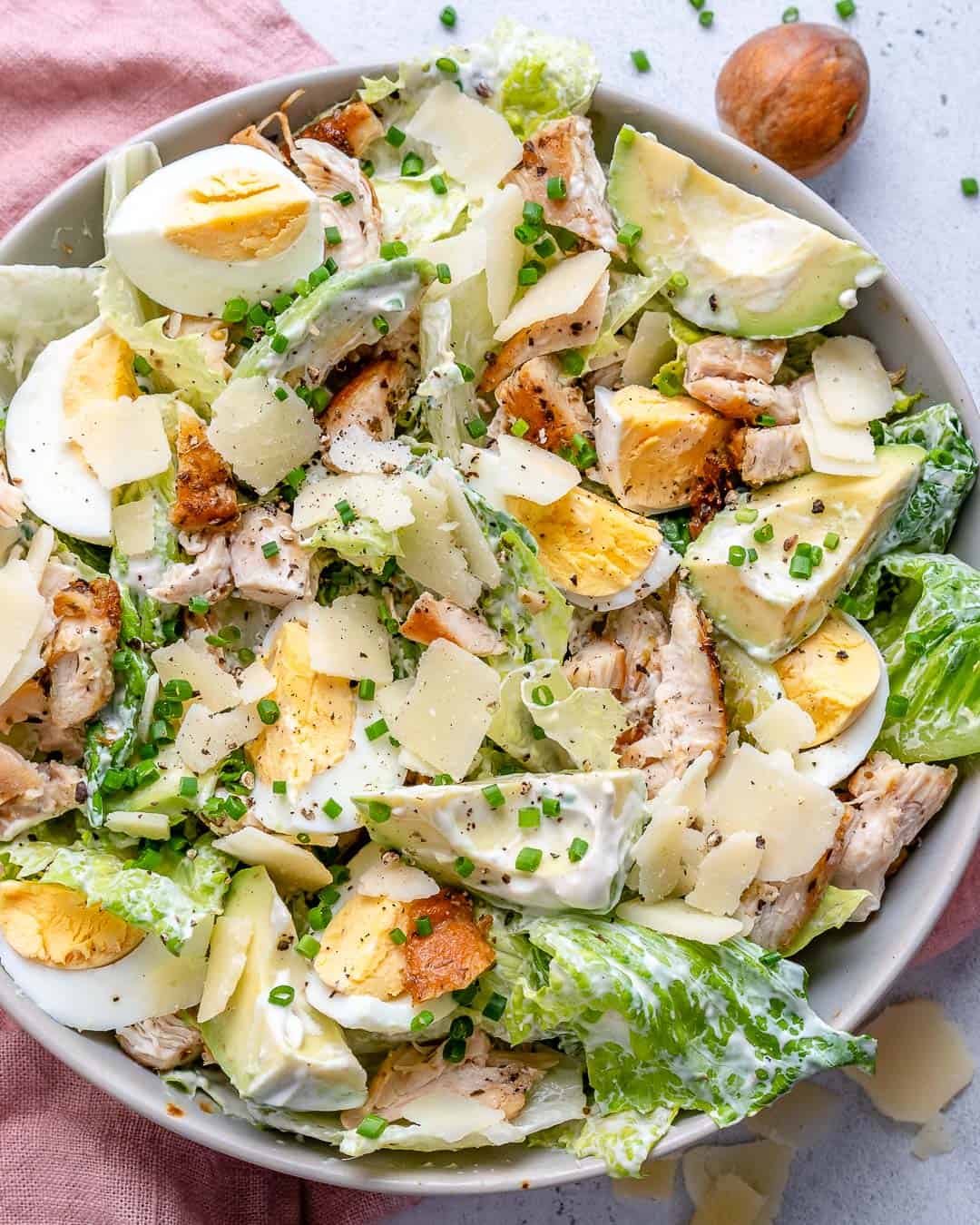 Low Carb Chicken Caesar Salad Healthy Fitness Meals