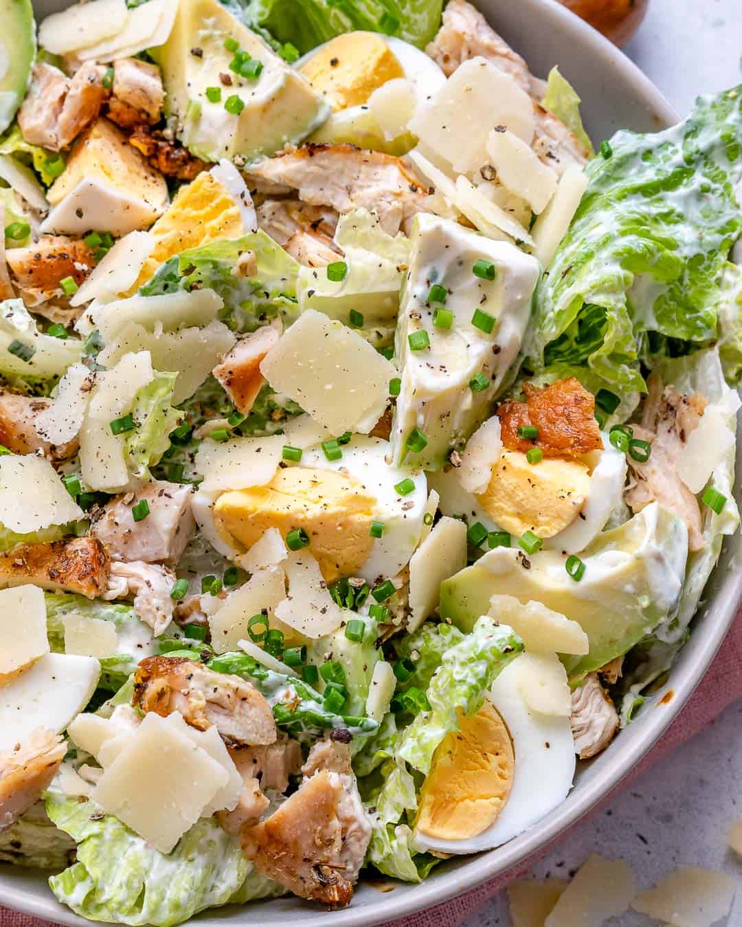 Low Carb Chicken Caesar Salad Healthy Fitness Meals