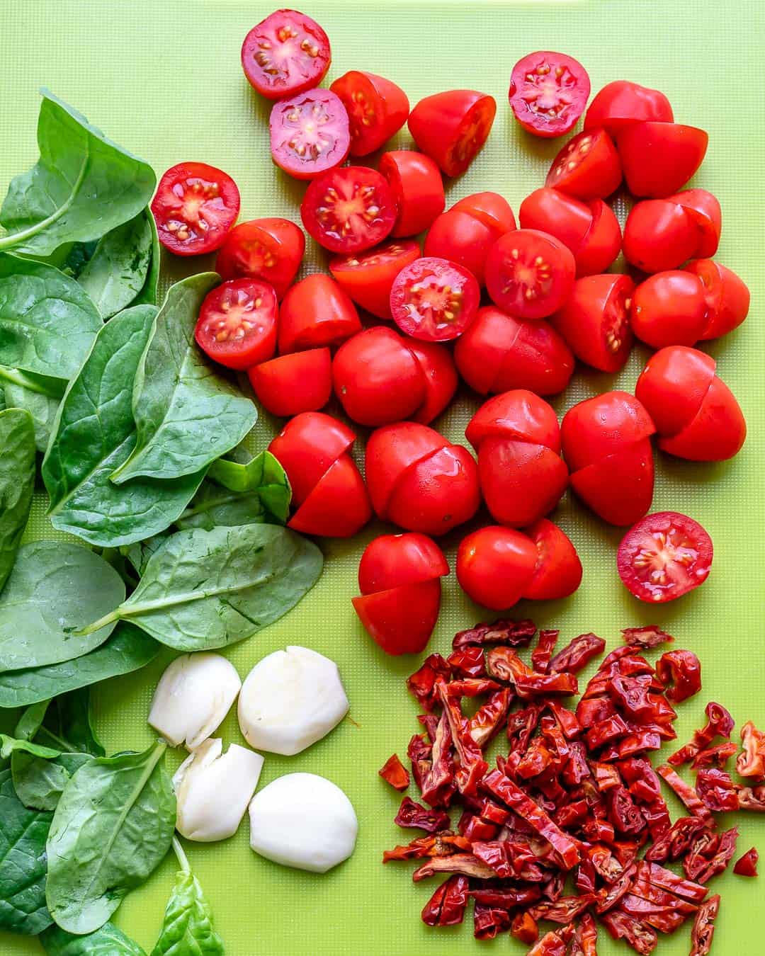 ingredients for Shrimp Spaghetti