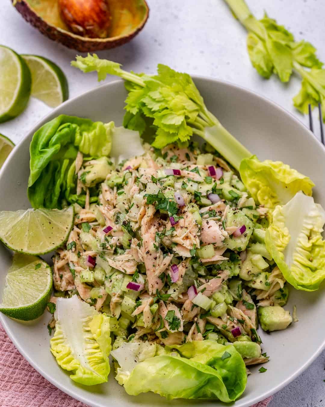 homemade avocado tuna salad recipe
