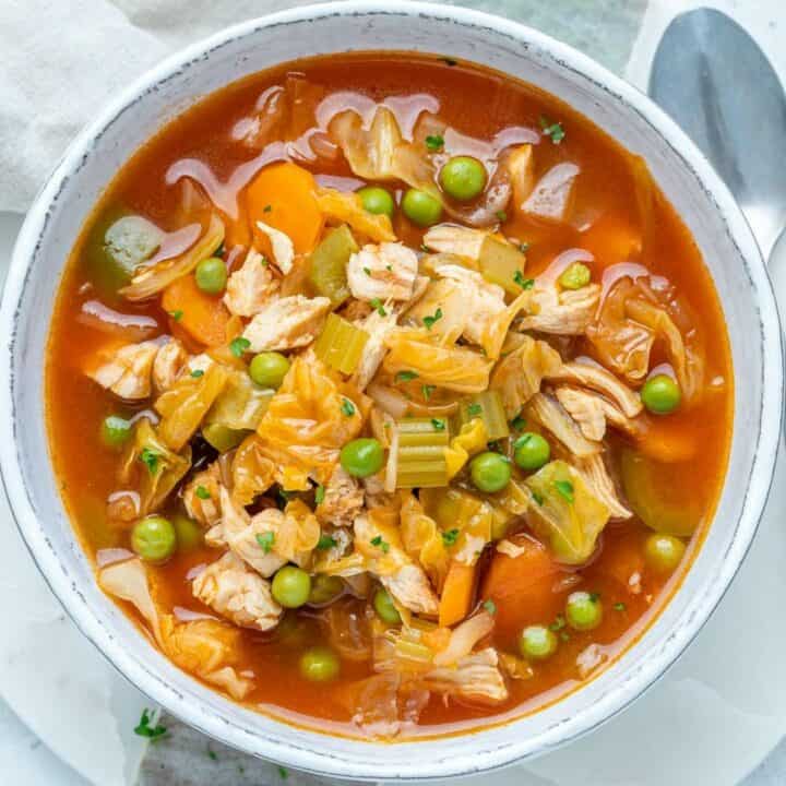 Healthy Chicken Cabbage Soup Recipe Healthy Fitness Meals