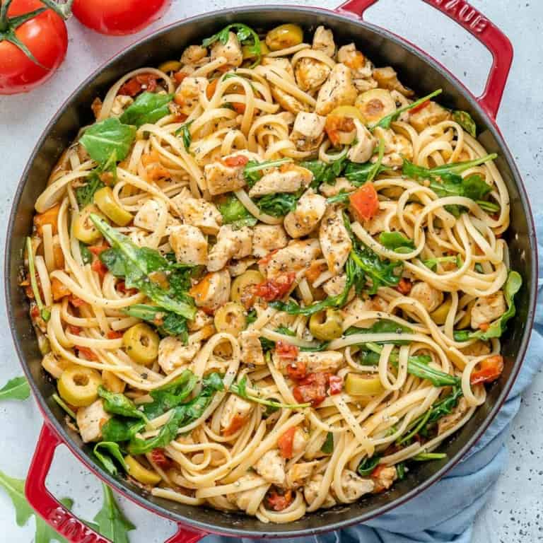 Easy One-Pot Chicken Spaghetti | Healthy Fitness Meals