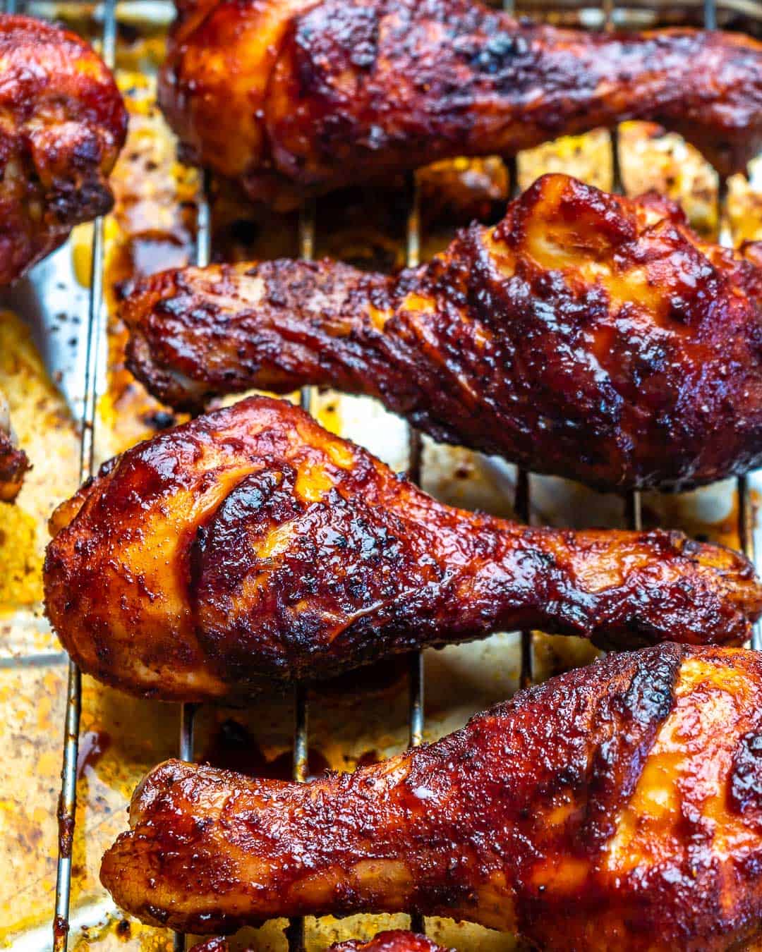 close up drumsticks on rack