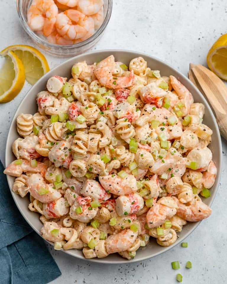 Healthy Fitness Meals Shrimp Pasta Salad