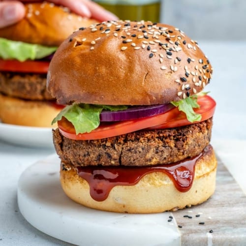 Easy Vegan Black Bean Burgers | Healthy Fitness Meals