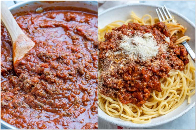 Spaghetti Meat Sauce | Healthy Fitness Meals