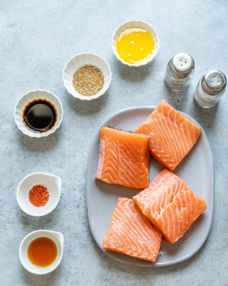 Honey Glazed Air Fryer Salmon - Healthy Fitness Meals