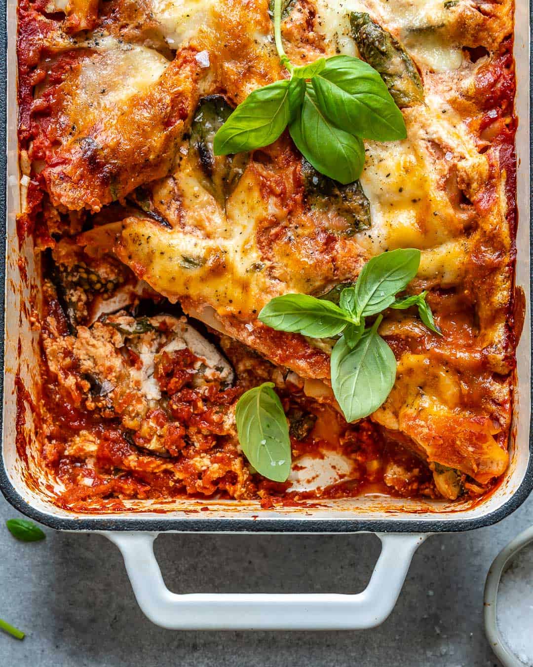 Easy Vegetarian Eggplant Lasagna Recipe | Healthy Fitness Meals