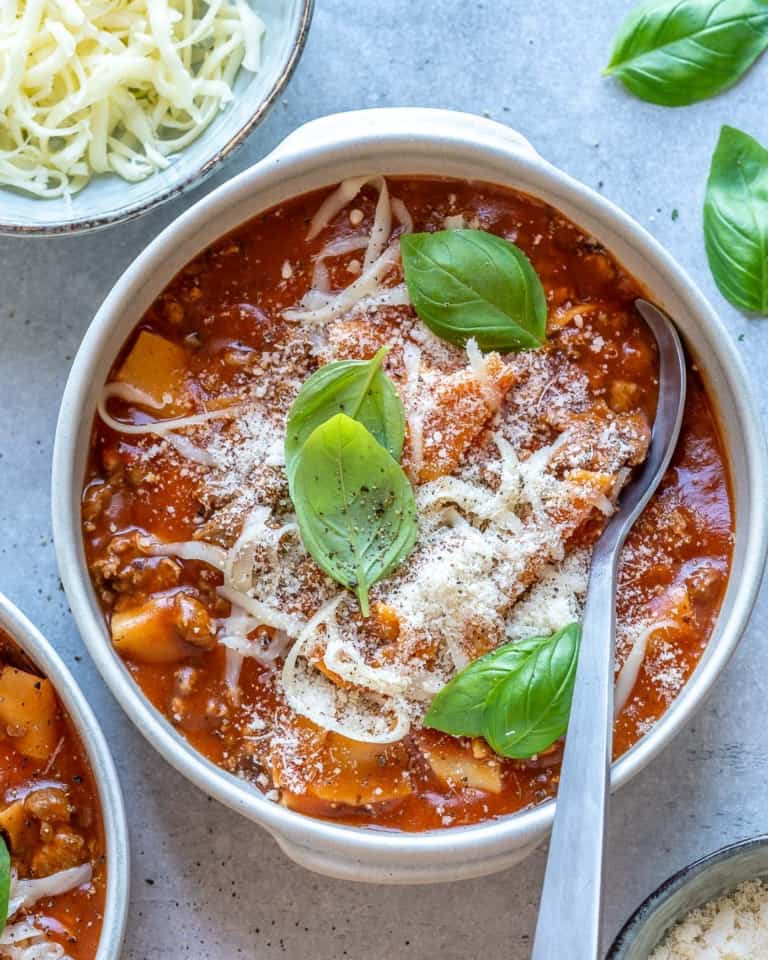 One Pot Lasagna Soup Recipe - Healthy Fitness Meals
