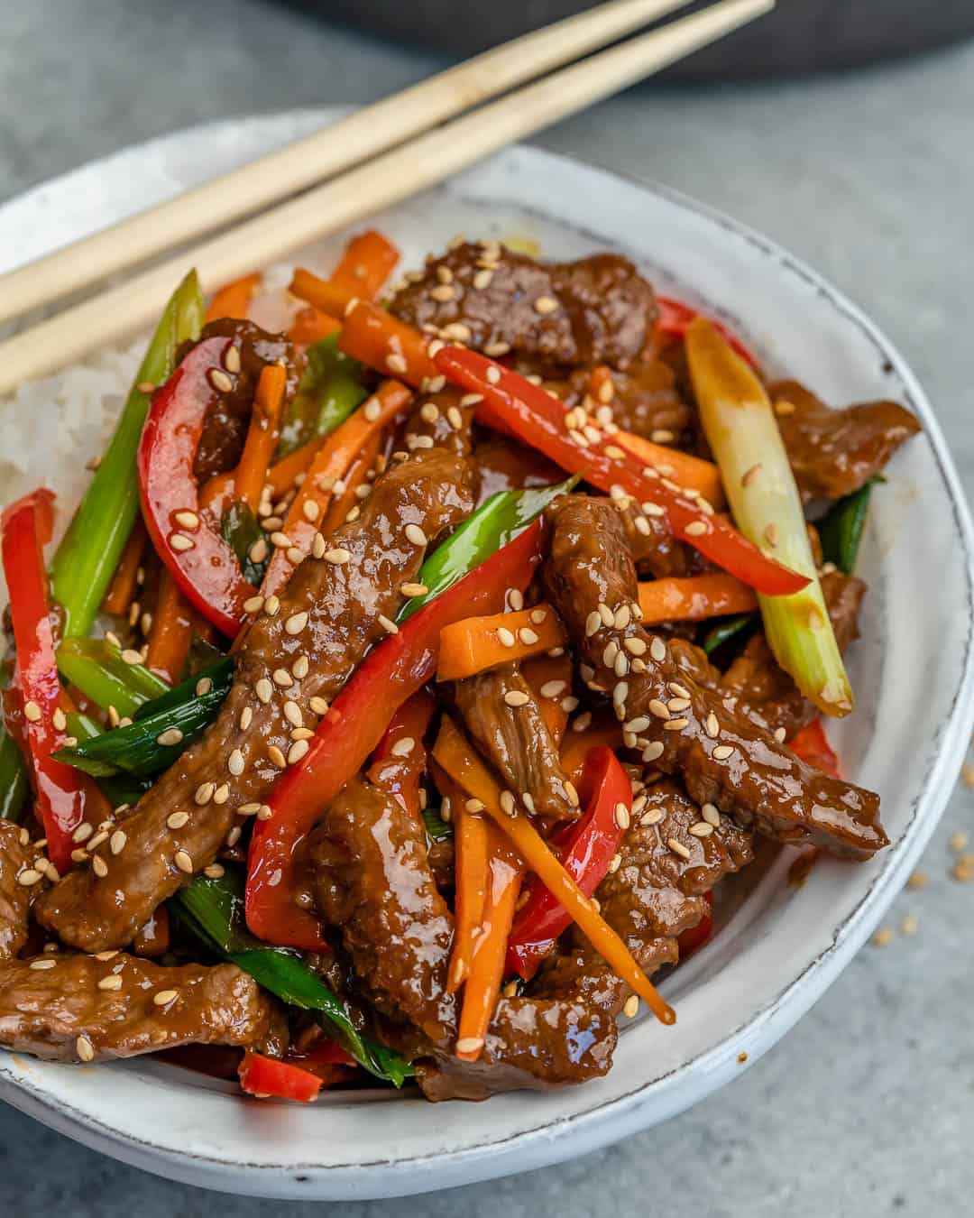 Easy Mongolian Beef Stir Fry Recipe - Healthy Fitness Meals