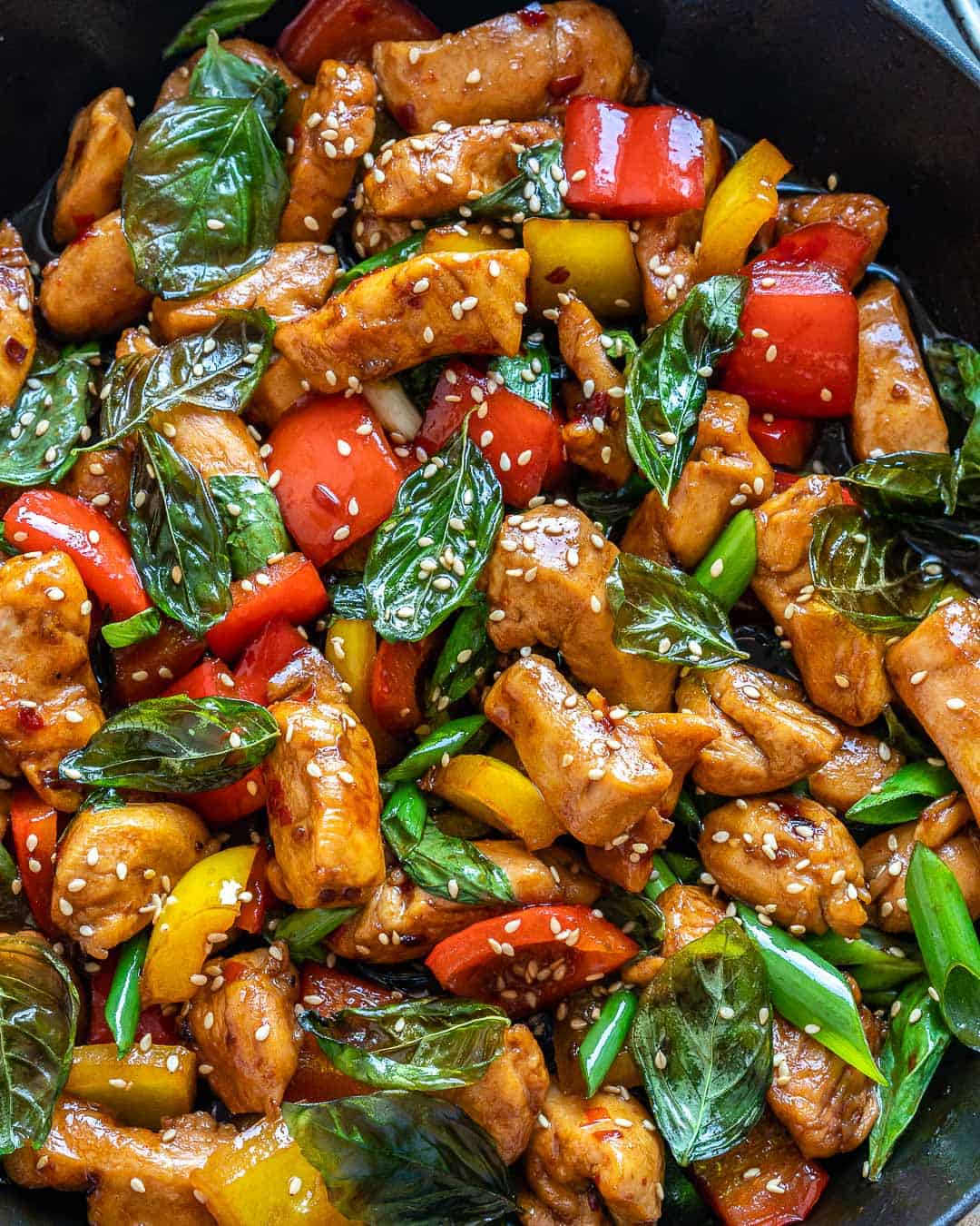 Easy Thai Basil Chicken Recipe Healthy Fitness Meals